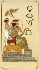 tarot egipcio la justicia